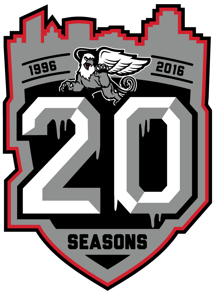 Grand Rapids Griffins 2016 Anniversary Logo iron on transfers for T-shirts